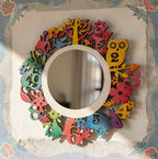 Floral and greenery mirror