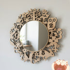 Floral and greenery mirror