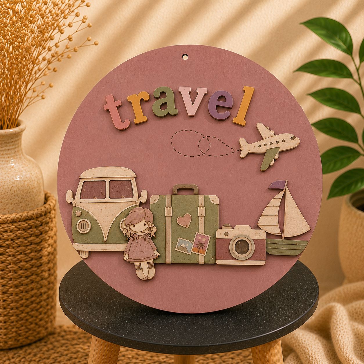 Travel Custom Name Board
