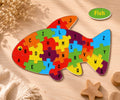 MDF Alphabet Fish Puzzle