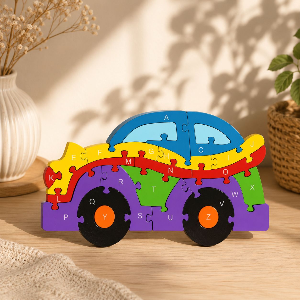 Wooden Car Puzzle