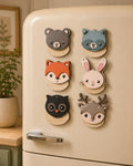 Cute Animal Fridge Magnet Set (Pack of 6)